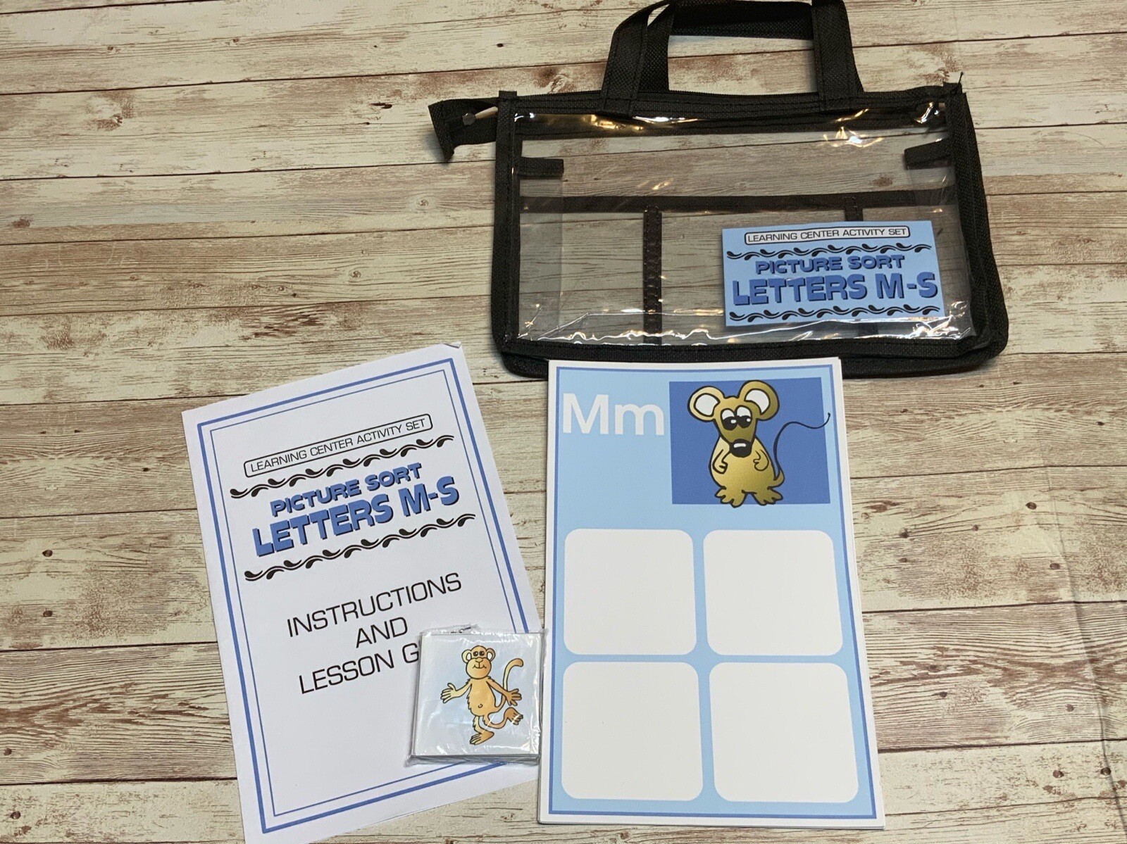 (4)Learning Center Activity Set – A-Z Picture Sorting- Complete