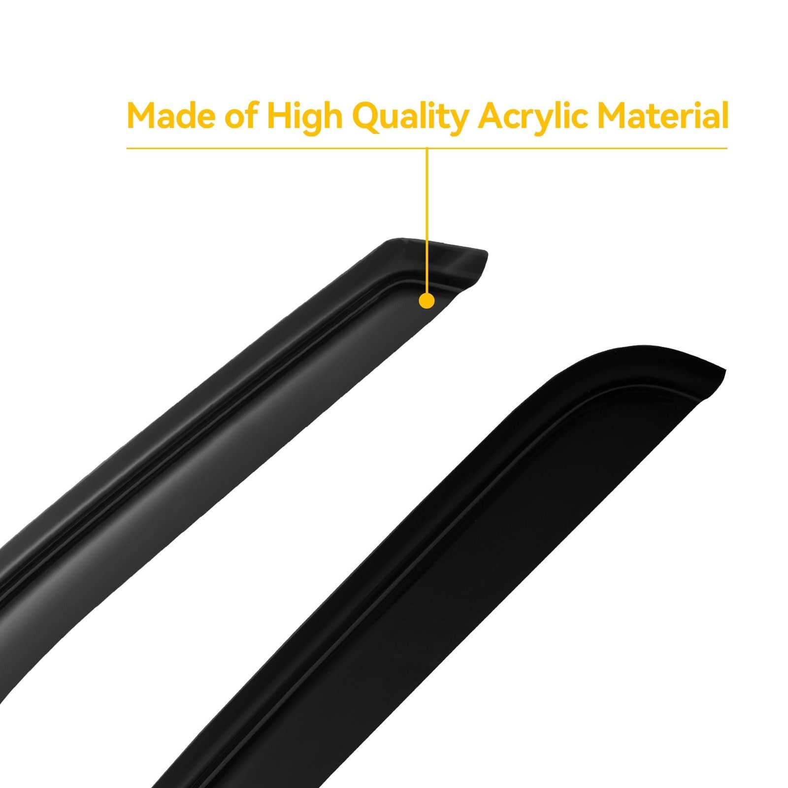 Window Rain Guards for 1999-2007 Sierra/Silverado 1500/2500/3500, Window Vent…