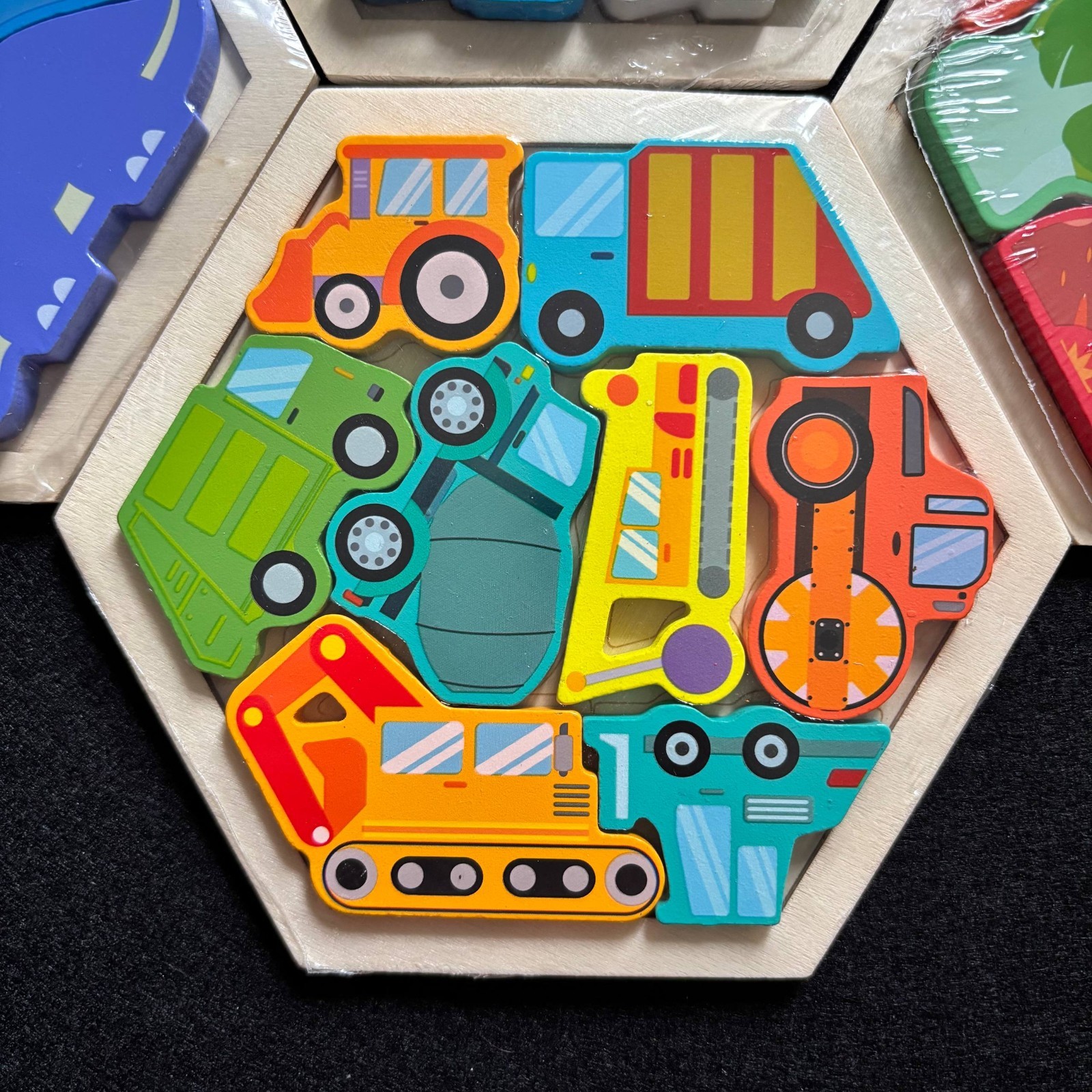 7 In 1 Kids Montessori Educational Wooden Toys Children Busy Board