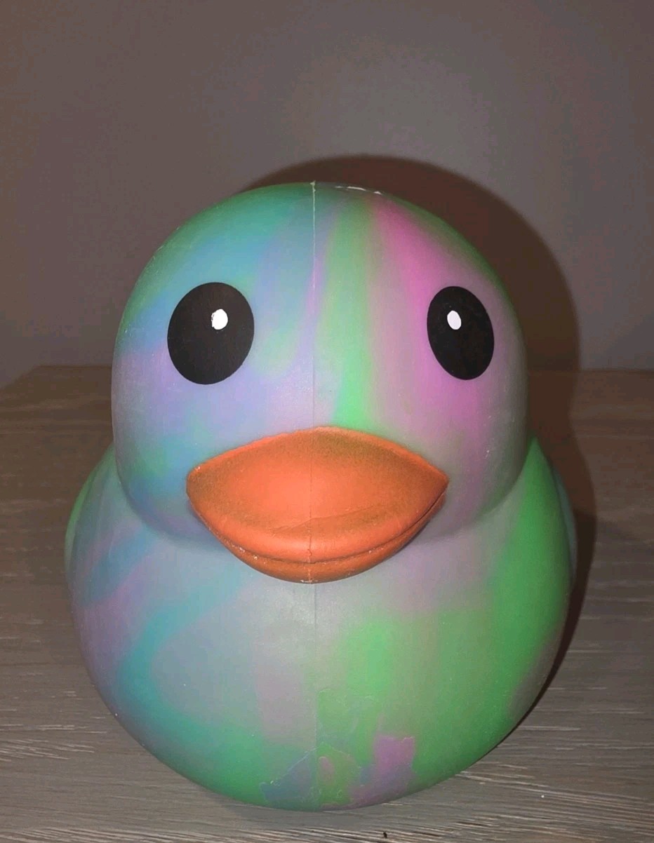 Sunny Days Tye Dye Duck Squishy – Pick Your Exact One!