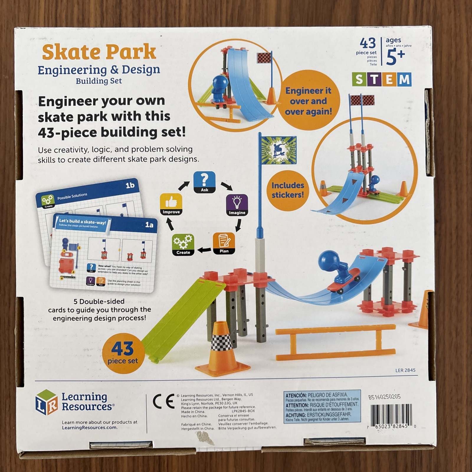 Learning Resources Skate Park Engineering & Design Building Set