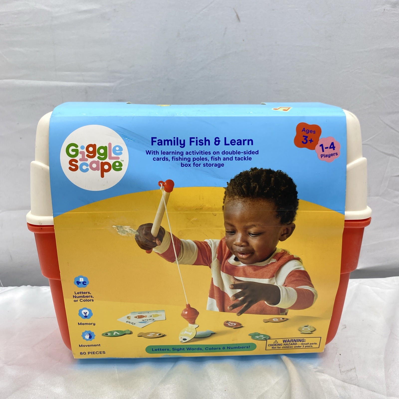 Gigglescape Family Fish & Learn Educational Game Set Ages 3+