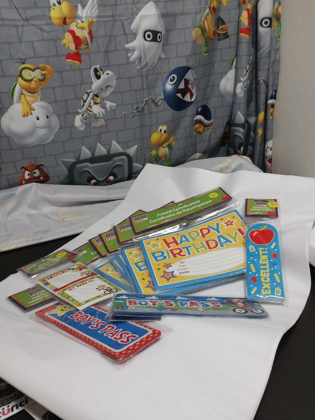 Lot 5 Birthday Certificate Packs Bookmarks 2 Passes Nametags Teacher Classroom