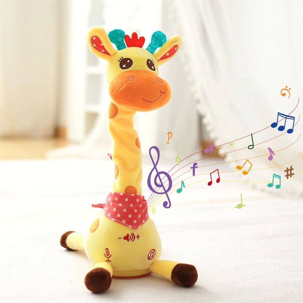 Kid s Favorite Dancing Giraffe Plush Singing Animal Plush Doll JQ