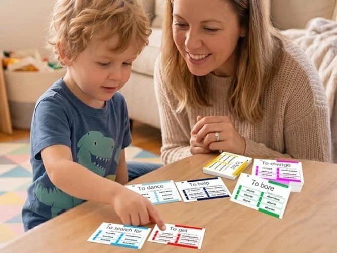 Enhance Your Spanish with 800 Conjugation Cards: 200 Key Verbs in 9 Tenses