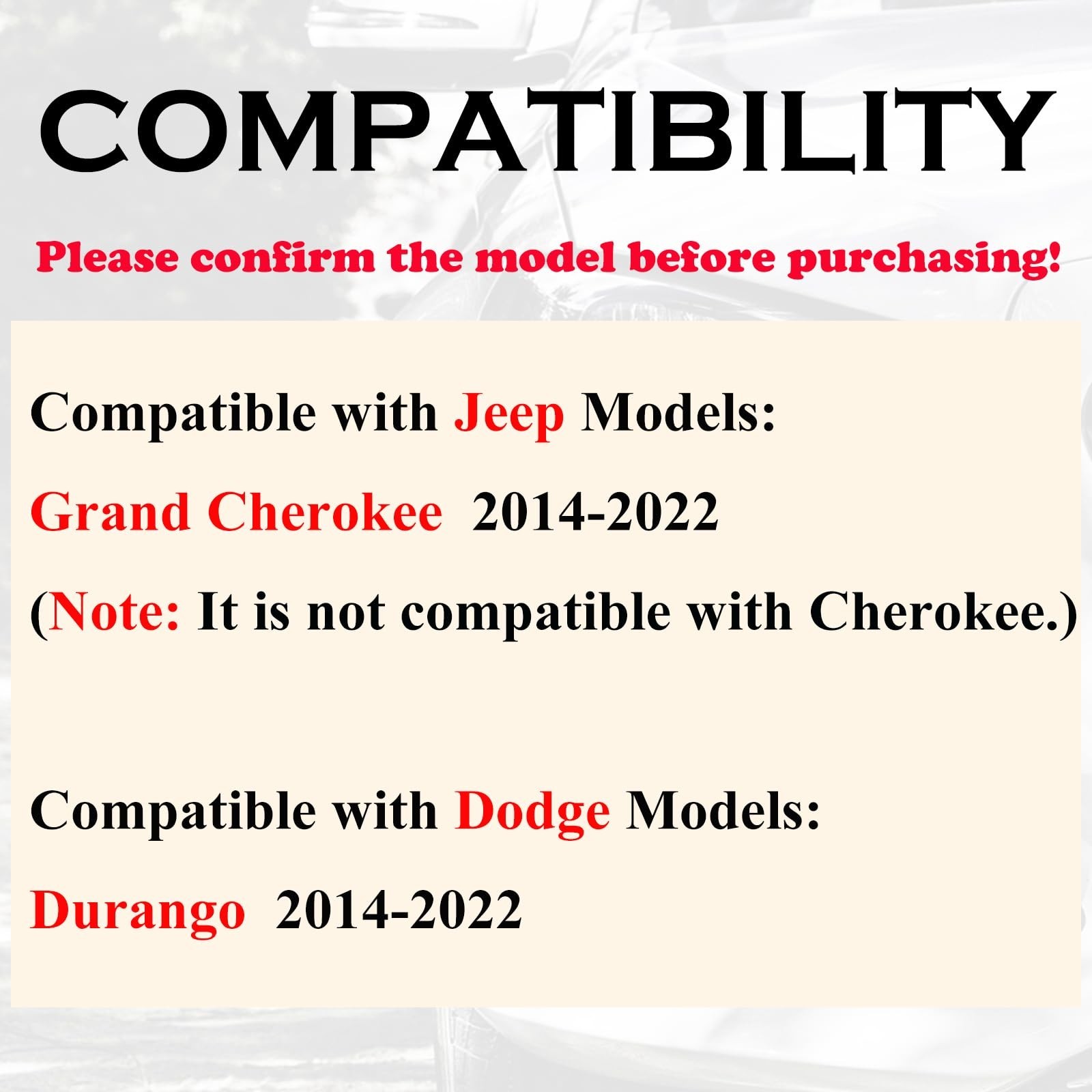 SUPALAND Car Key Fob Replacement Fits for Jeep Grand Cherokee Dodge Durango 2…
