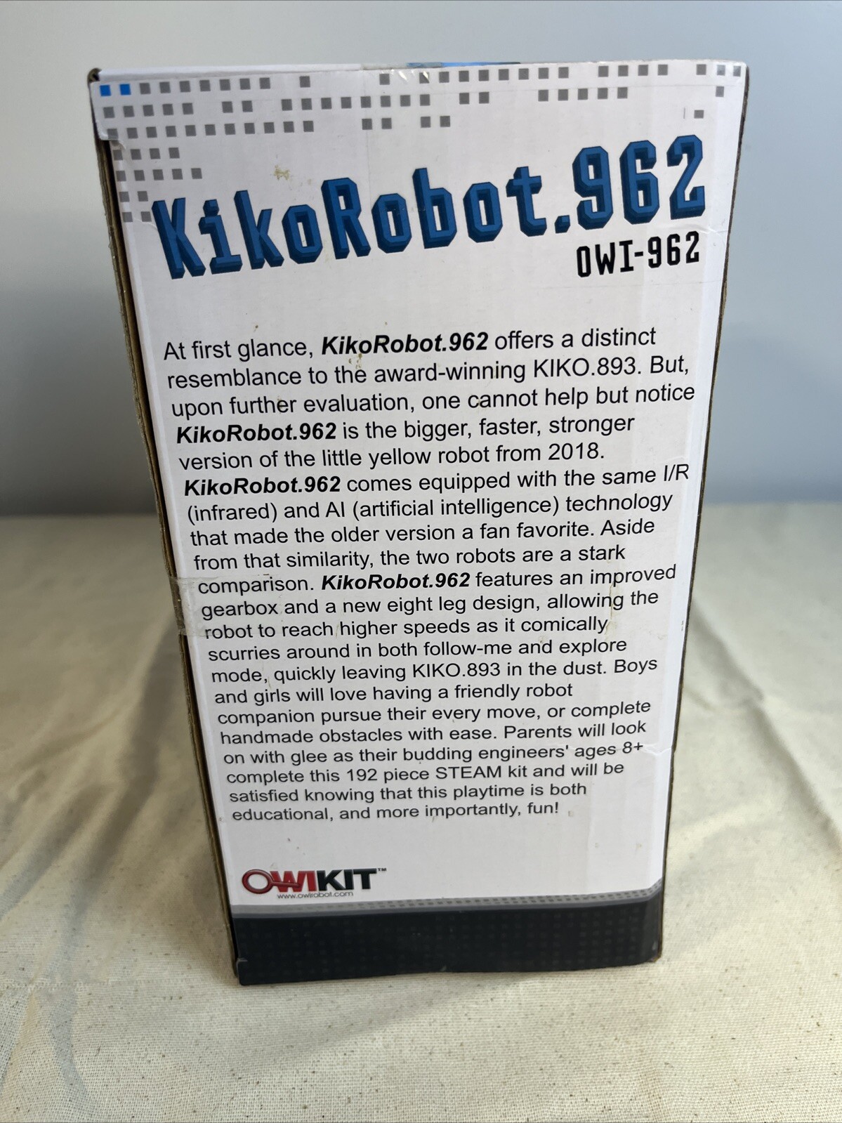 Kiko Robot 962 Do-It-Yourself Kit I/R n AI Technology Kids Educational Toy Model