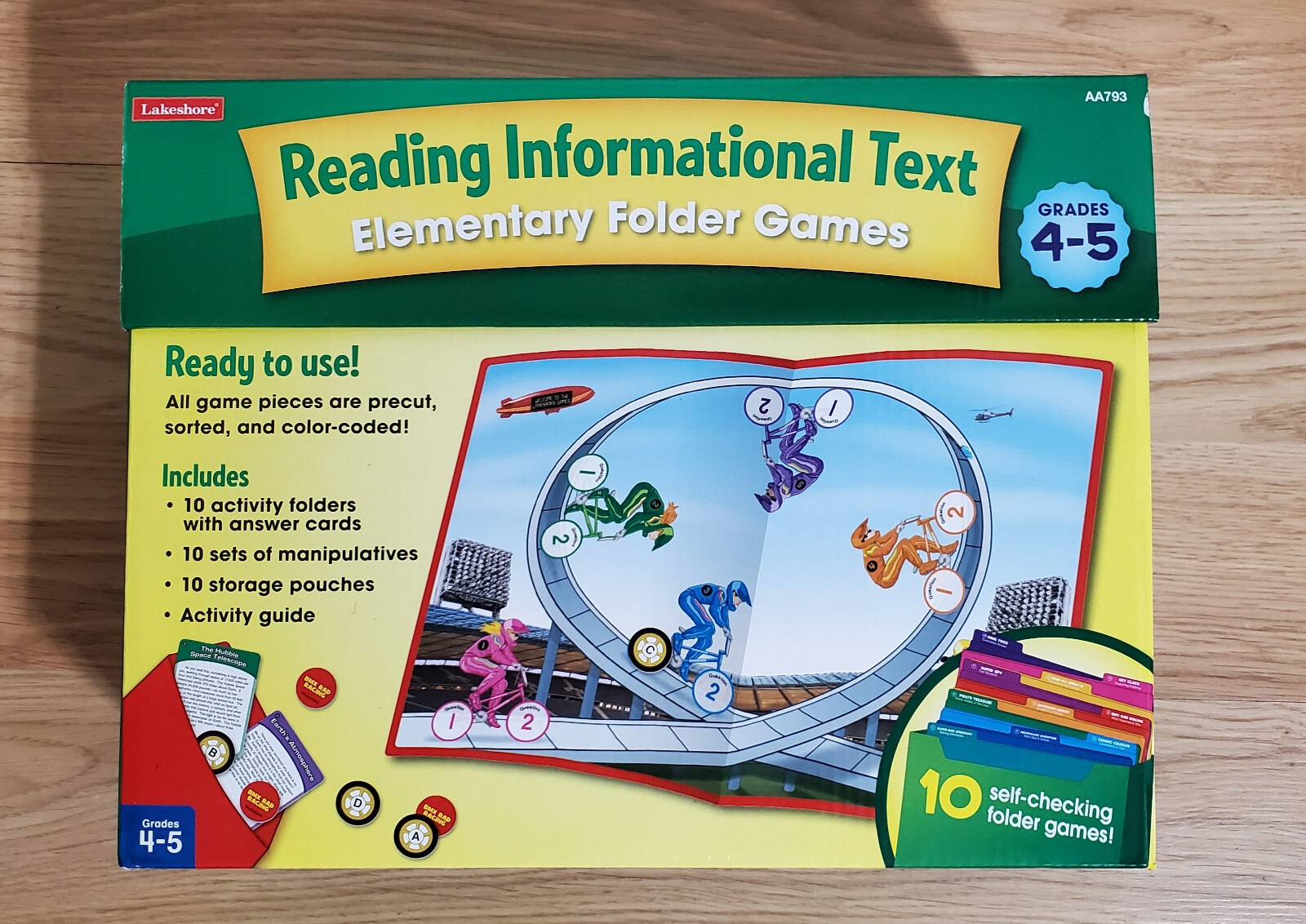 New Learning Resources Reading Informational Text Elementary Folder Grades 4-5