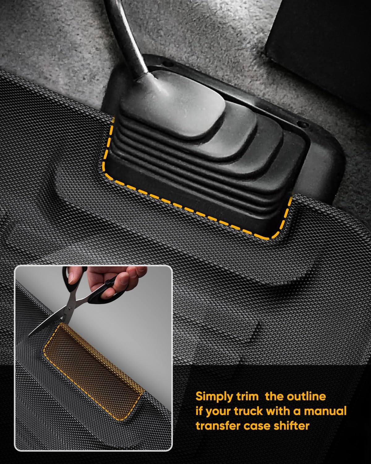 All Weather Floor Mats for Ford F150/Ford Bronco 1980-1996, F-250/F350 1980-1…