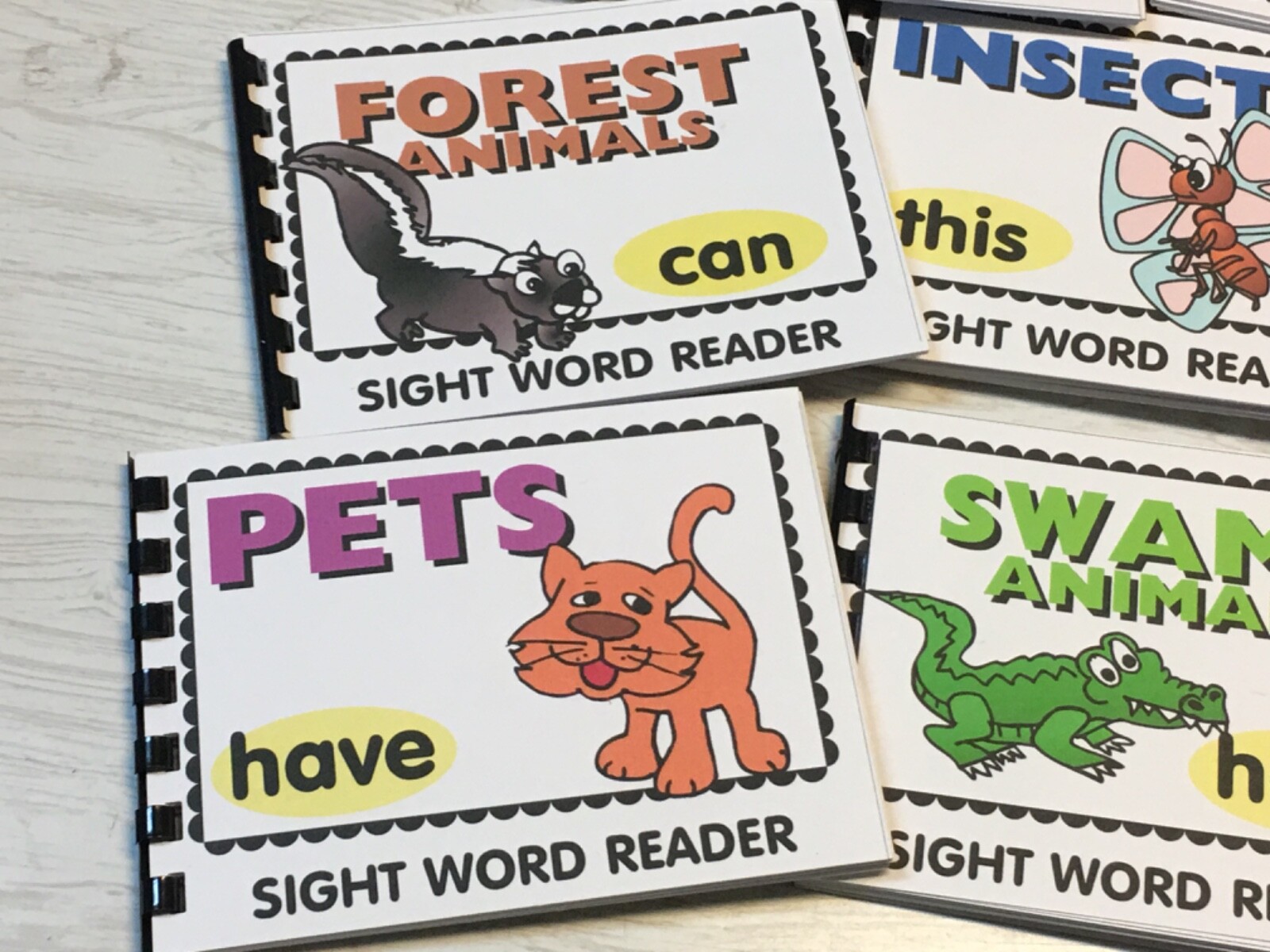 Sight Word Readers Children’s Books Learning Homeschool Reading