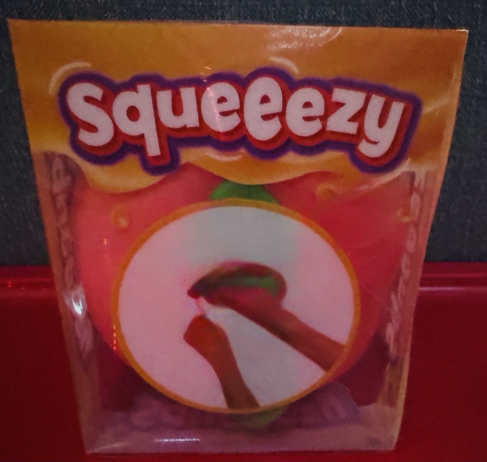 New Sunny Days Large Squeeezy Peach Squishy Toy Stress Relief