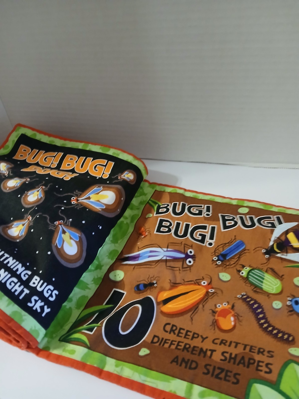 Bug Bug Bug Creepy Critter Counting Book Cloth Book