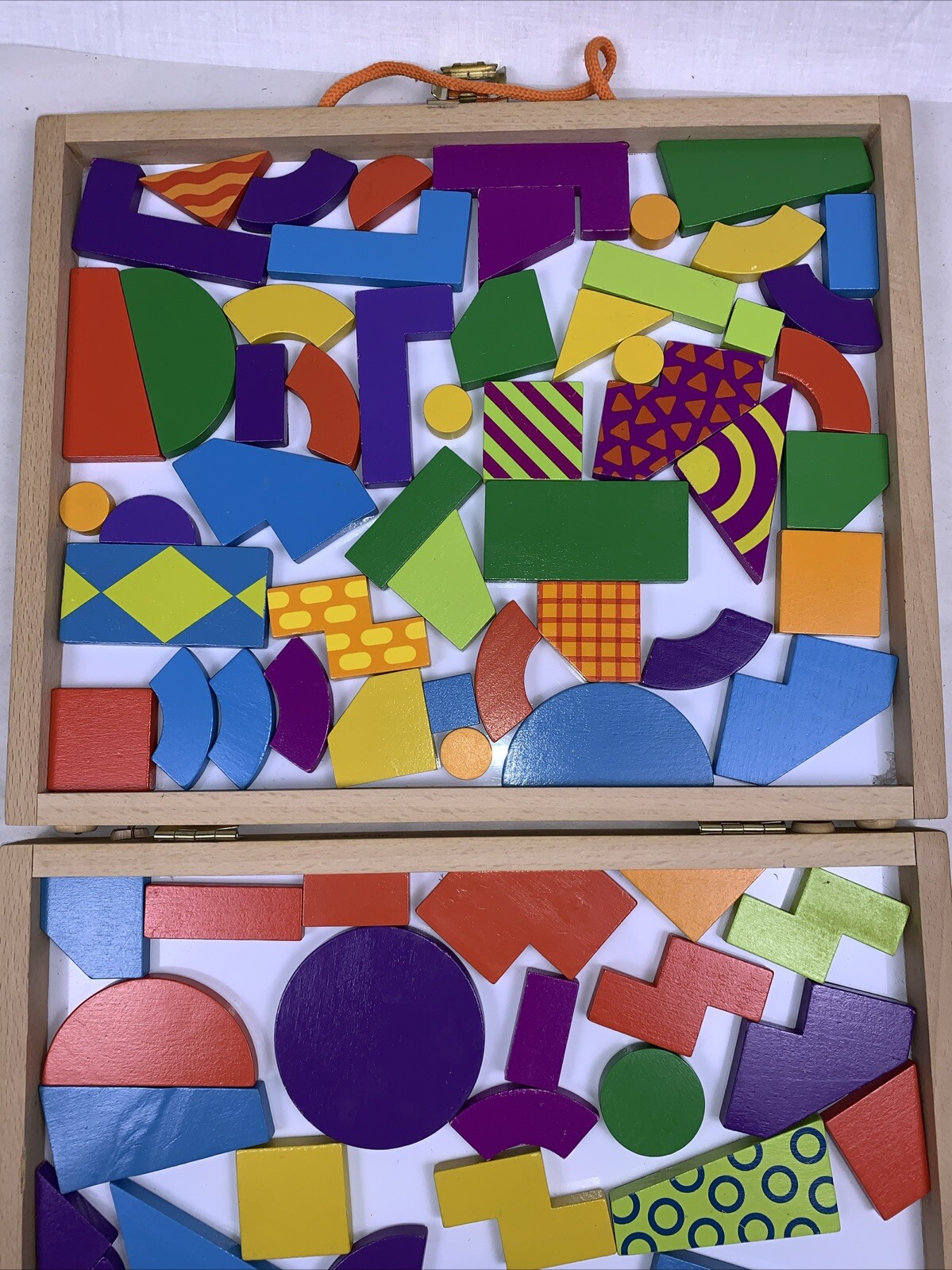 Imagination Magnets Creative Patterns 78 Magnetic Pcs Shapes 2010 Mindware