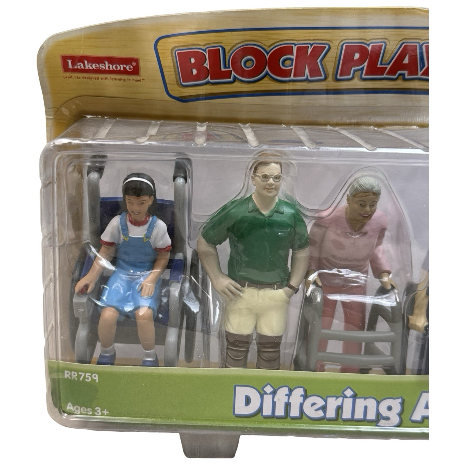 Lakeshore Block Play People Differing Abilities 6 Freestanding Figures