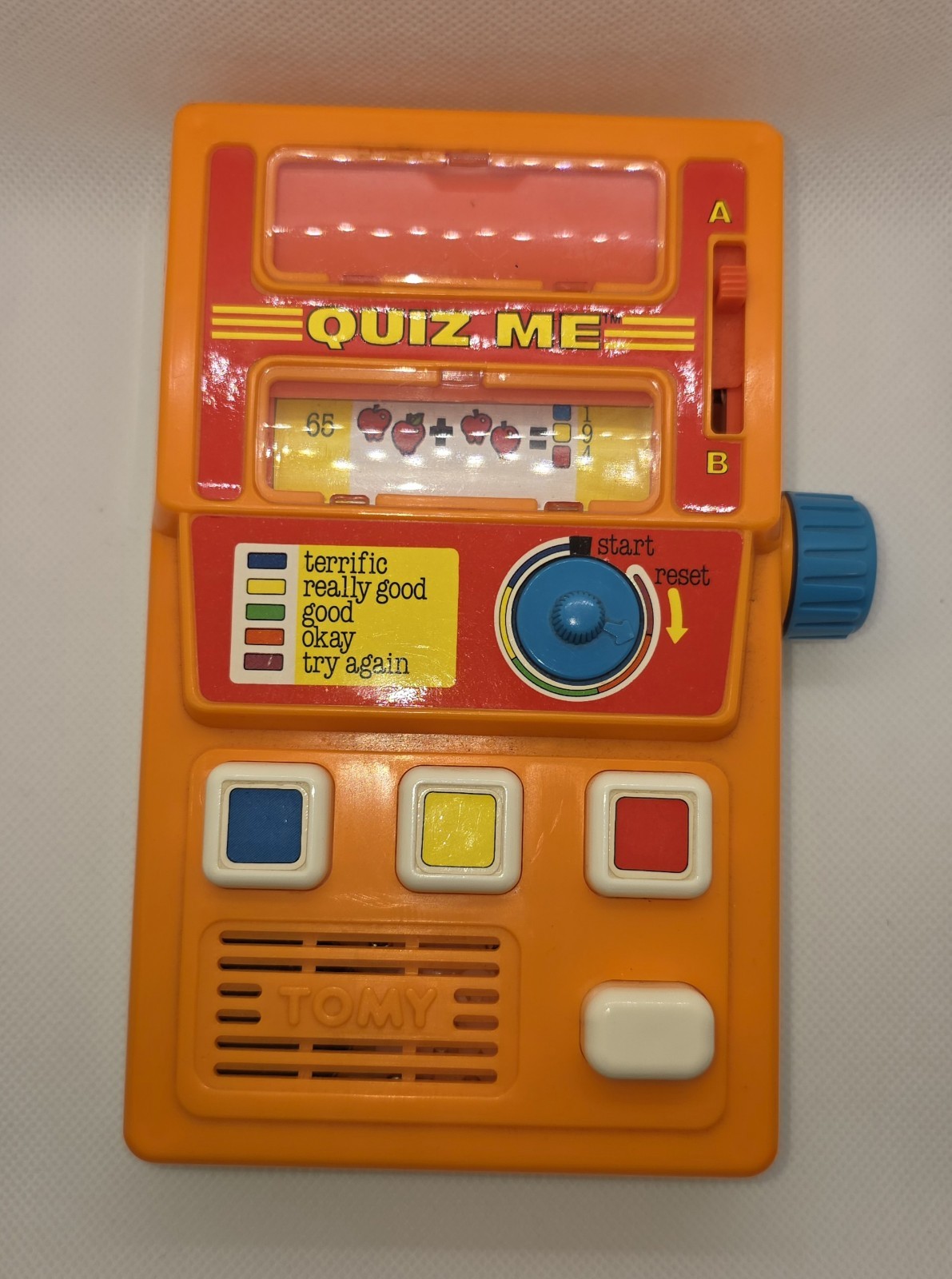 Tomy Quiz Me – Vintage 1980s Educational Counting Game – Tested And Working