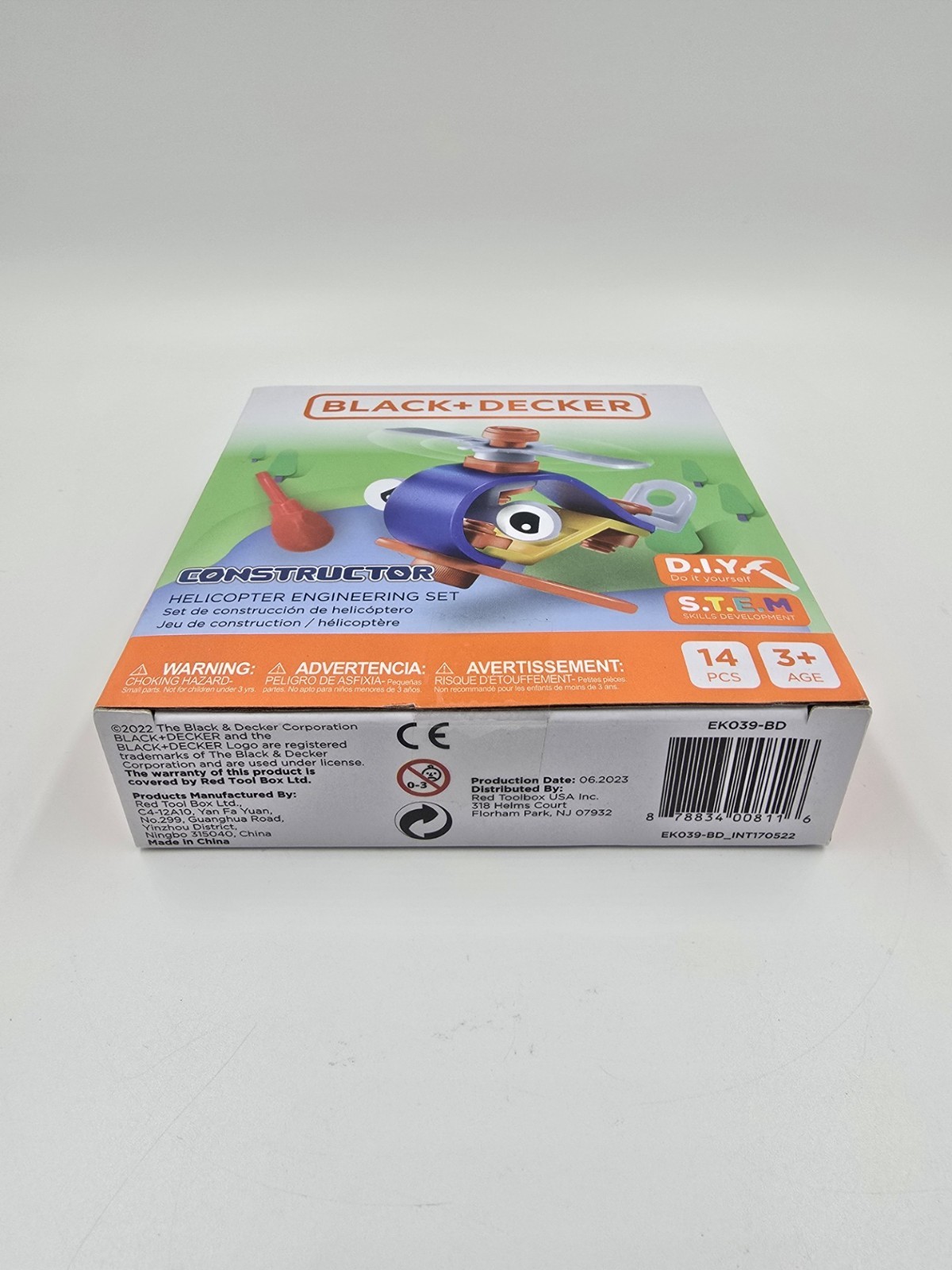 Black + Decker Constructor Helicopter Engineering Set S.T.E.M Skills Development