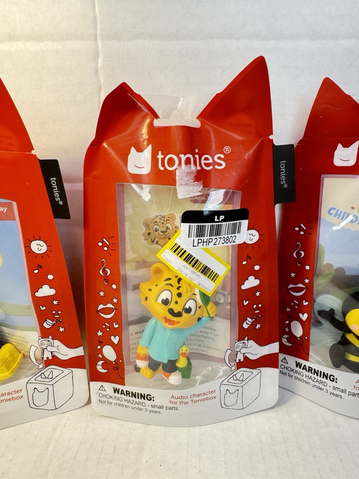 NEW Tonies Lot Of 3 Characters- Miffys Adventure, Leo’s Day Routines & Bugs Song