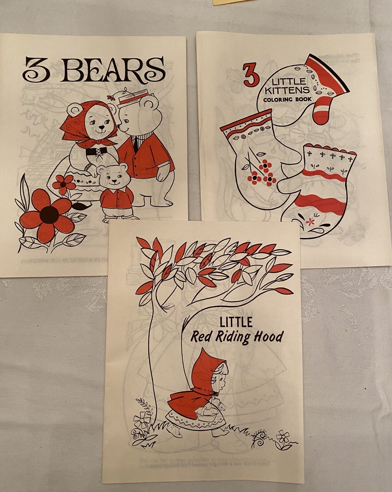Vintage 1971 SAALFIELD READ & COLOR FUN Fairy Tales Original Box – Incomplete