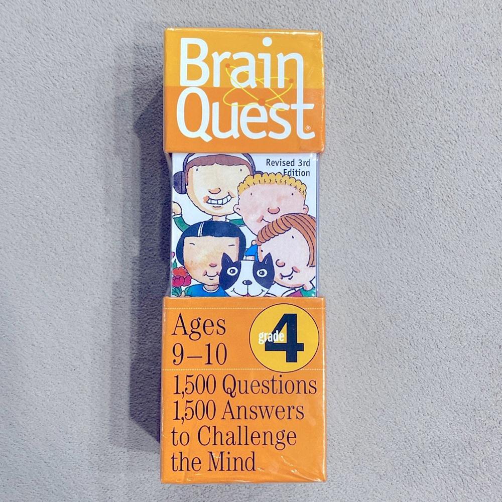 NWT Sealed Brain Quest Grade 4 Ages 9-10/Revised 3rd Edition /Its OK To Be Smart