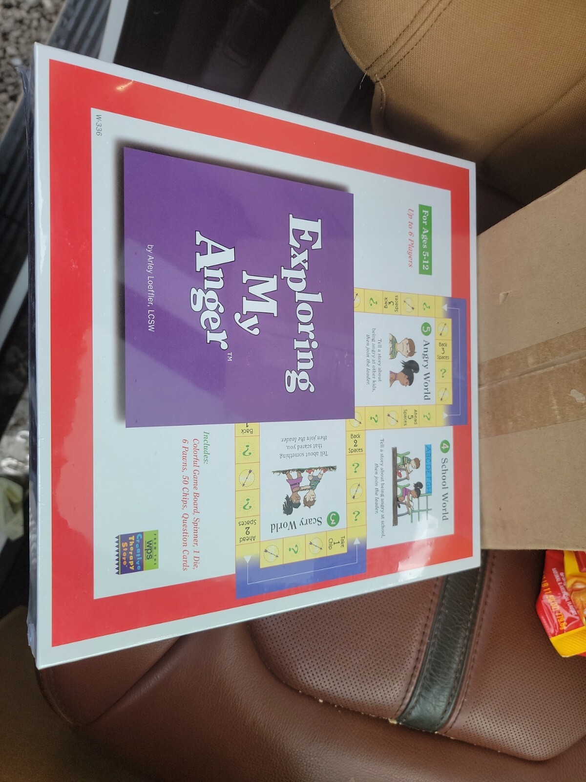 EXPLORING MY ANGER Board Game 1998 Creative Therapy Store NEW SEALED BOX-W336