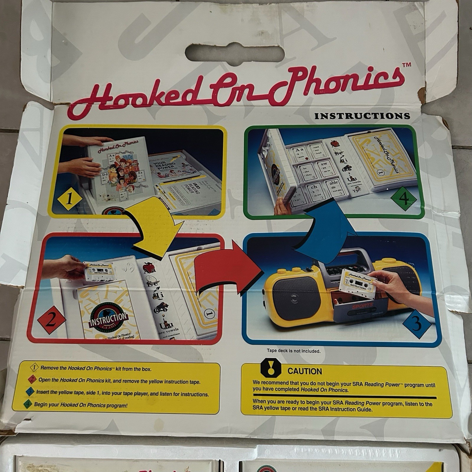 Vintage 1992 Hooked on Phonics SRA Reading Power Classic Complete Set New Sealed