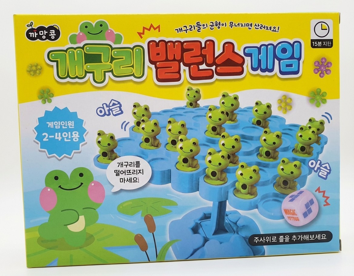 Frog Balance Game Balancing Toy Tabletop Family Party Kids Random 1pc Korea NEW
