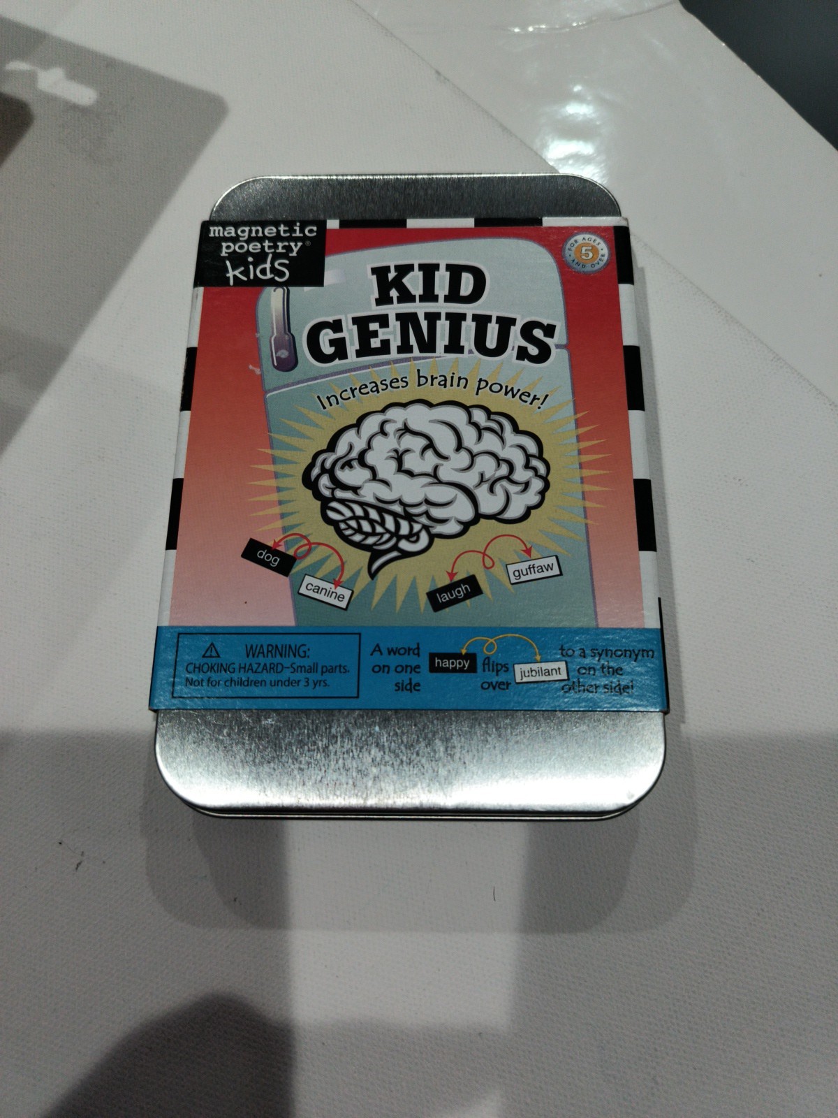 Magnetic Poetry Kids, KID GENIUS Words For Creative Fun Learning Toy Synonyms