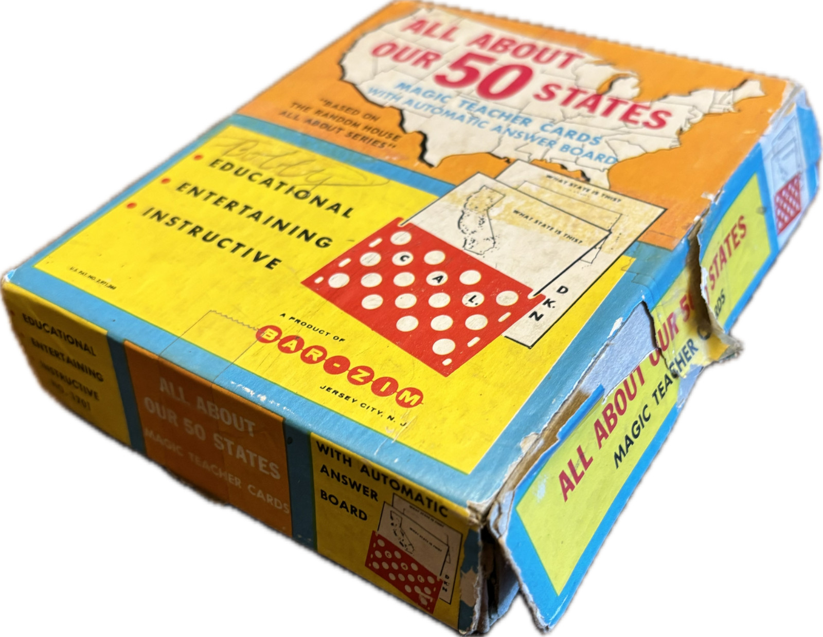 Bar-Zim “All About Our 50 States” Vintage Magic Teacher Cards