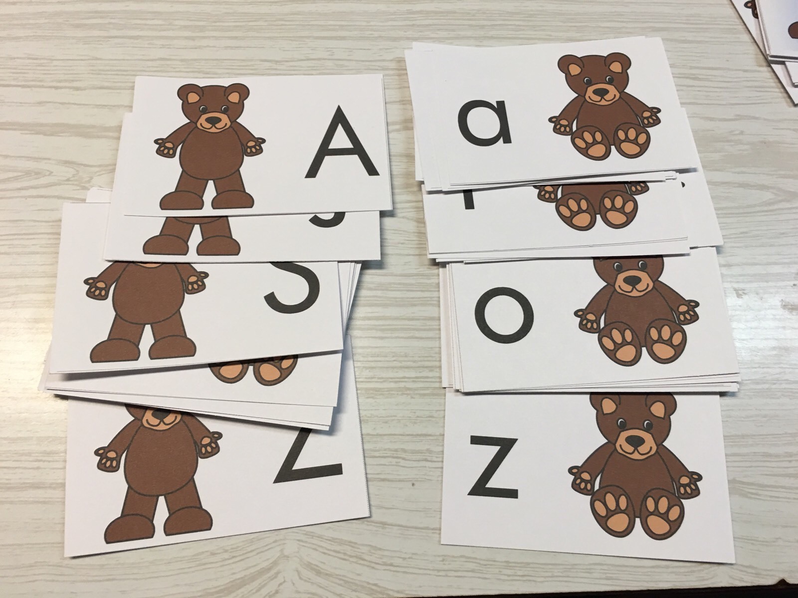 BEARS -THEMED Learning Activities Package – LAMINATED – Teaching supplies