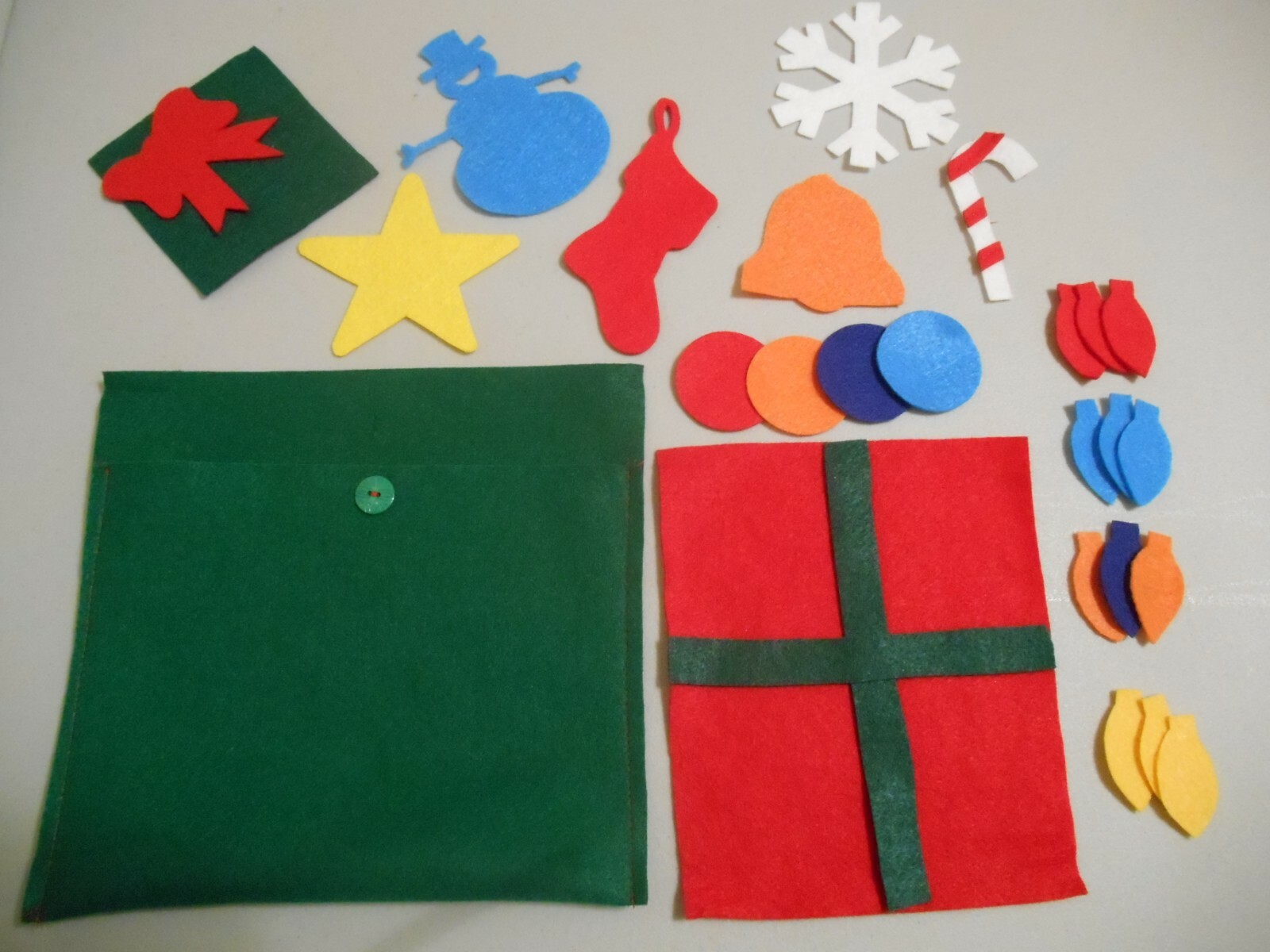 Felt Christmas Tree, Wall Hanging, Decoration, Kid’s Toy, Ornaments, DIY Tree