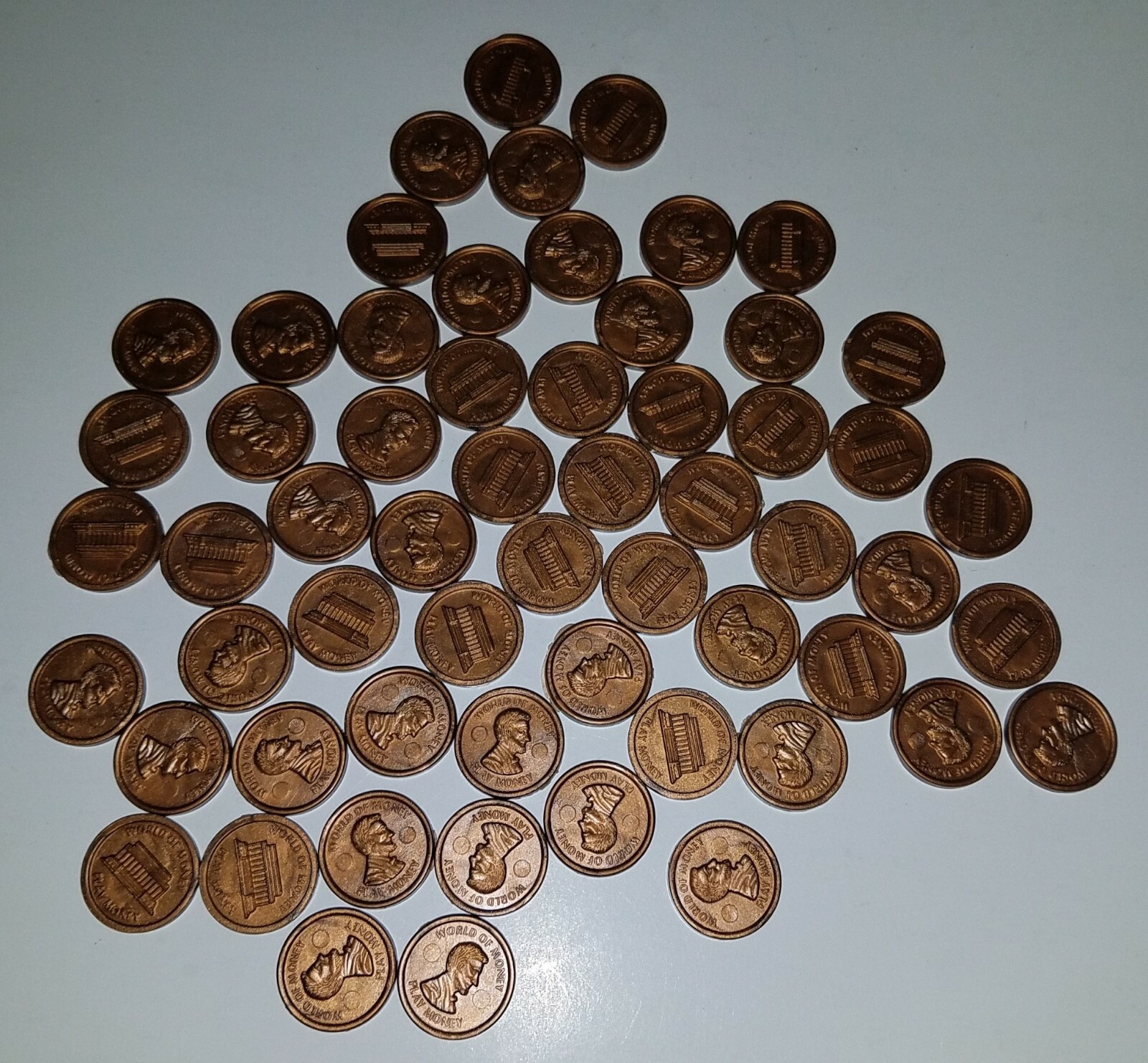 Youniverse Play Toy Money Lot Dollars Coins Pennies Nickels Dimes Cash Learning