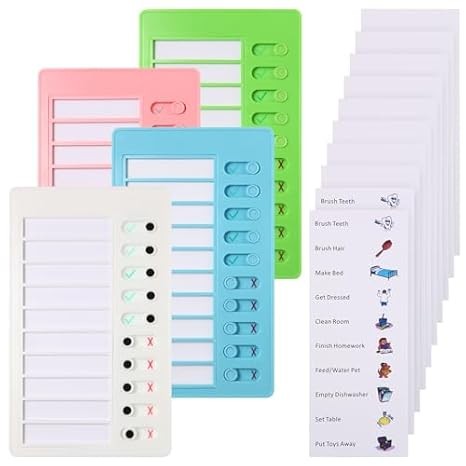 Aleric Kids Chore Chart Set – Visual Routine & Task Planner for All Ages