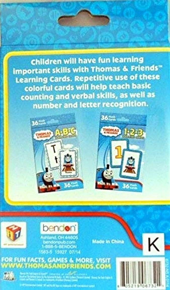 Thomas Tank Engine & Friends Math Numbers 123 Flash Cards Pre-K NEW!