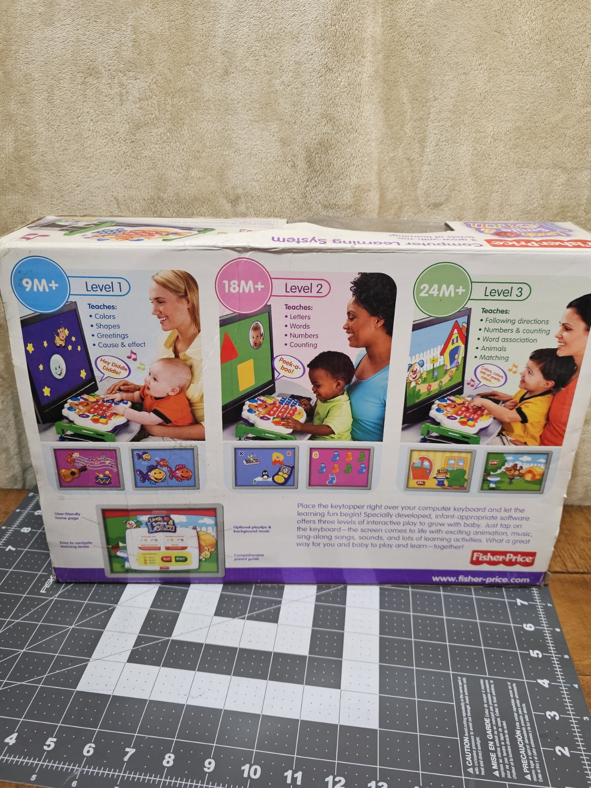 Fisher Price Computer Learning System 9- 36 Months New ABC Laugh Smile Learn