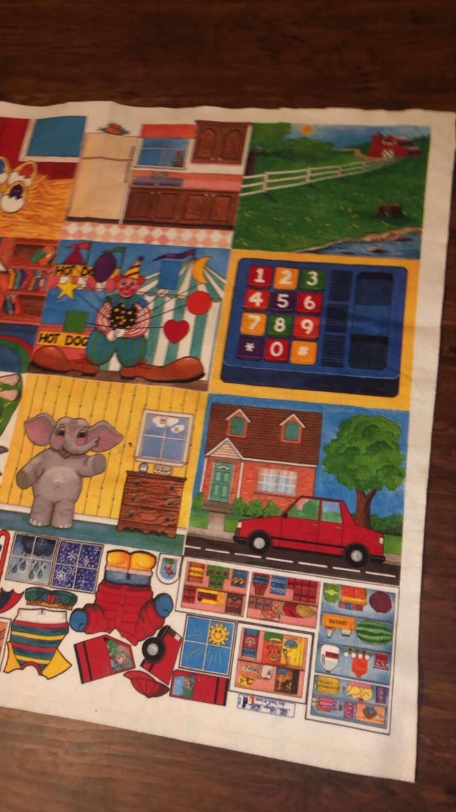 Vintage Betty Lukens Quiet Book Felt Kit Uncut