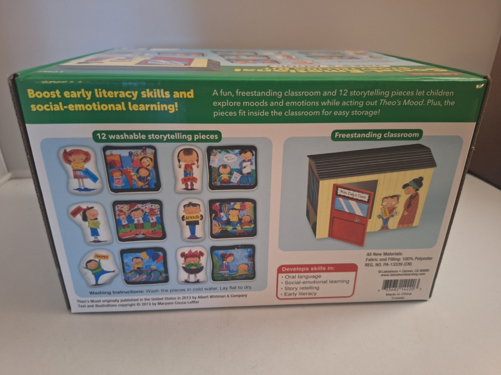 Lakeshore Social Emotional Story Telling Kit Theo’s Mood COMPLETE