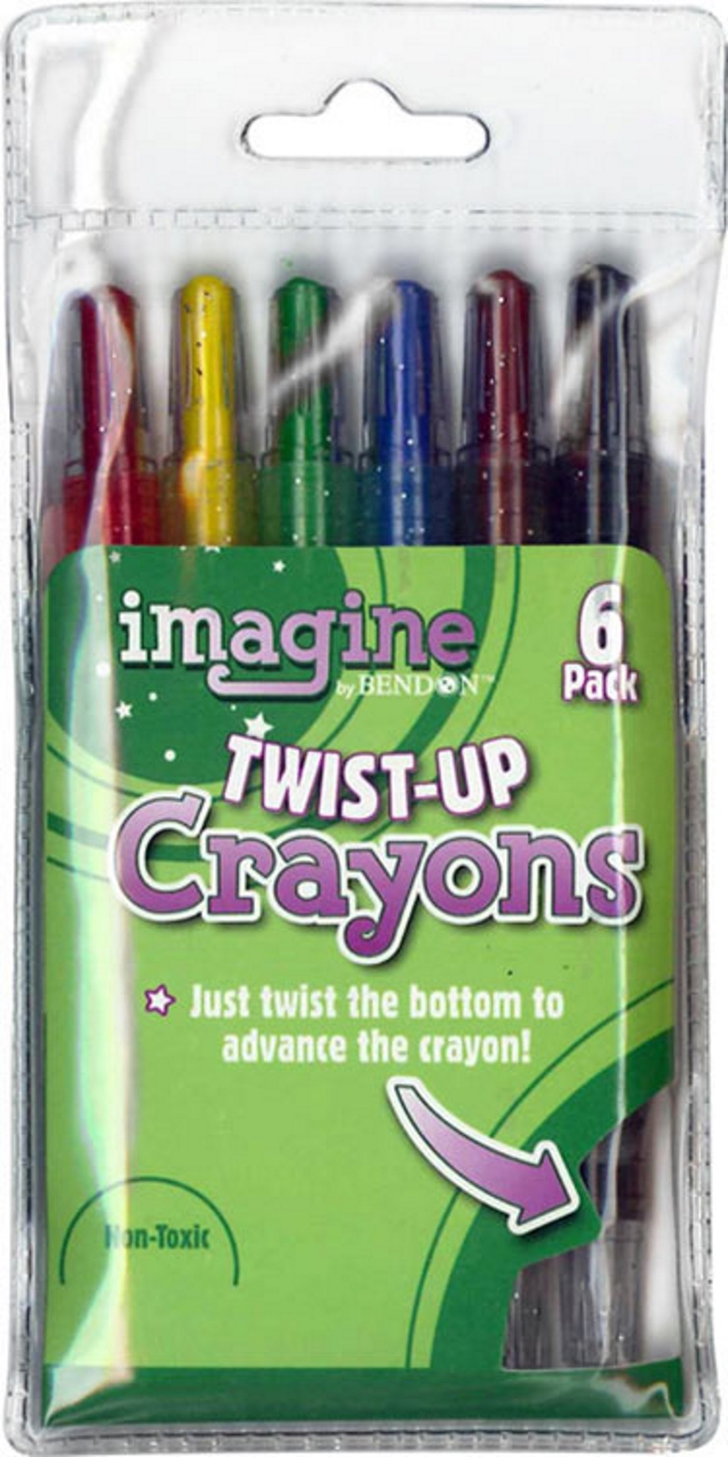 NEW Imagine Brand Twist-Up Crayons (6 per Package) – Artist, Drawing