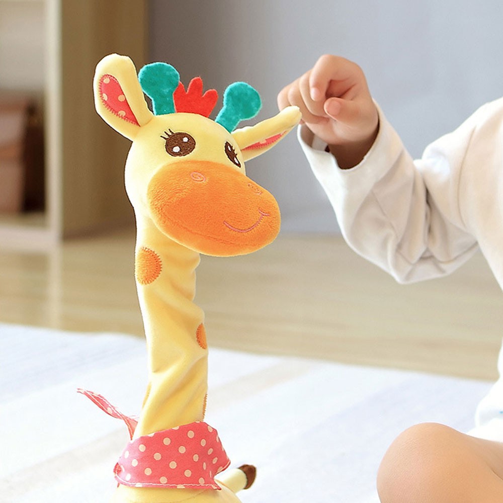 Kid s Favorite Dancing Giraffe Plush Singing Animal Plush Doll JQ