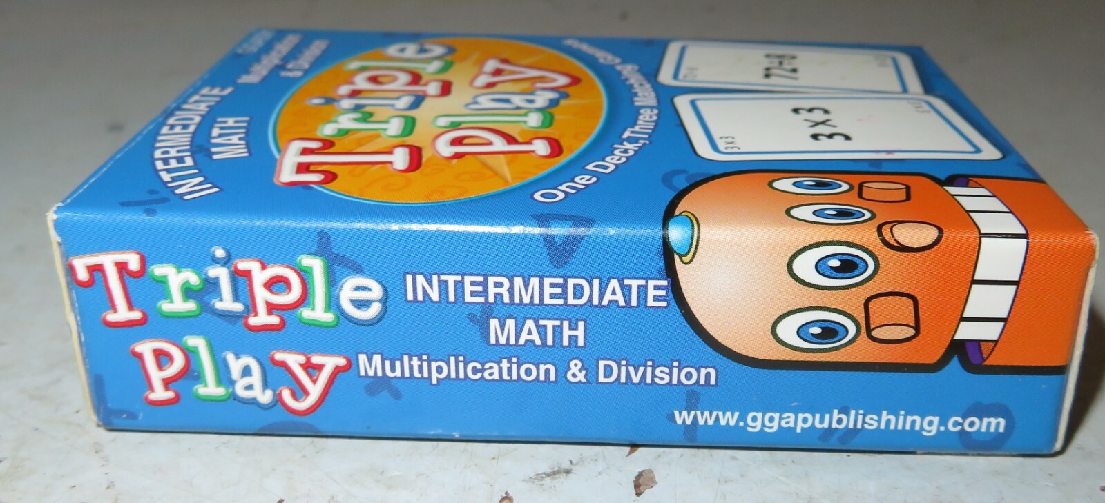 TRIPLE PLAY Cards for Learning Center Intermediate Math Teaching Multiply Divide
