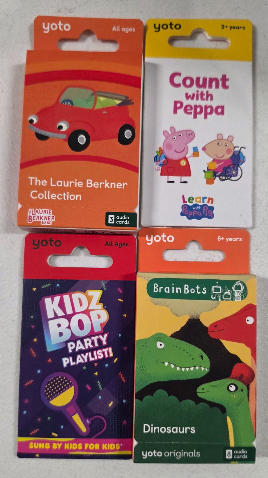 YOTO Audio Cards Lot of 4- Brand New –