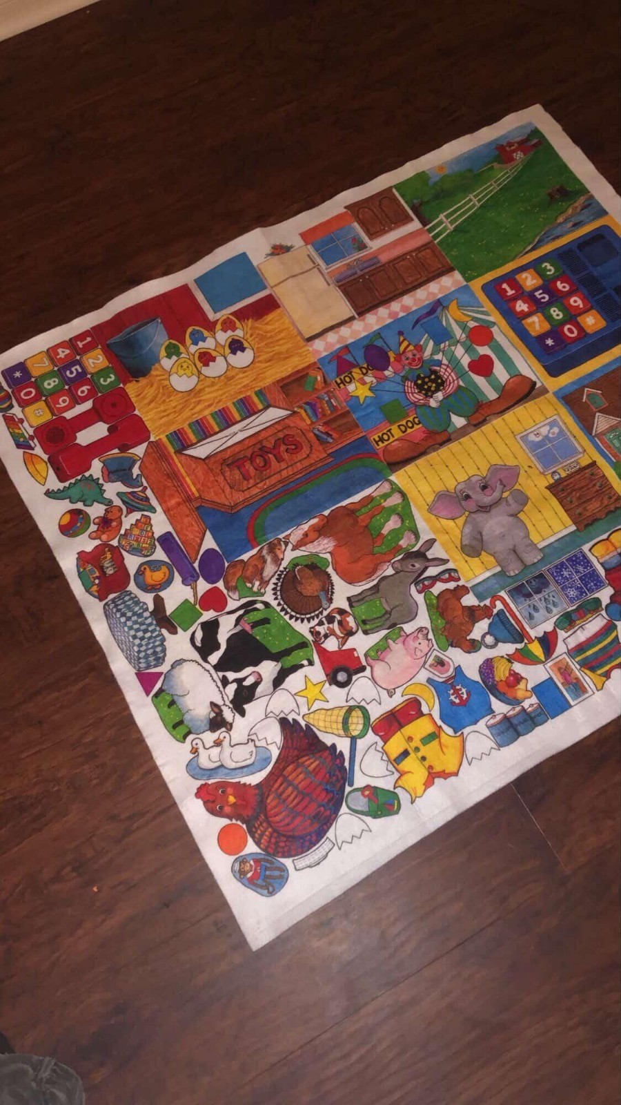 Vintage Betty Lukens Quiet Book Felt Kit Uncut