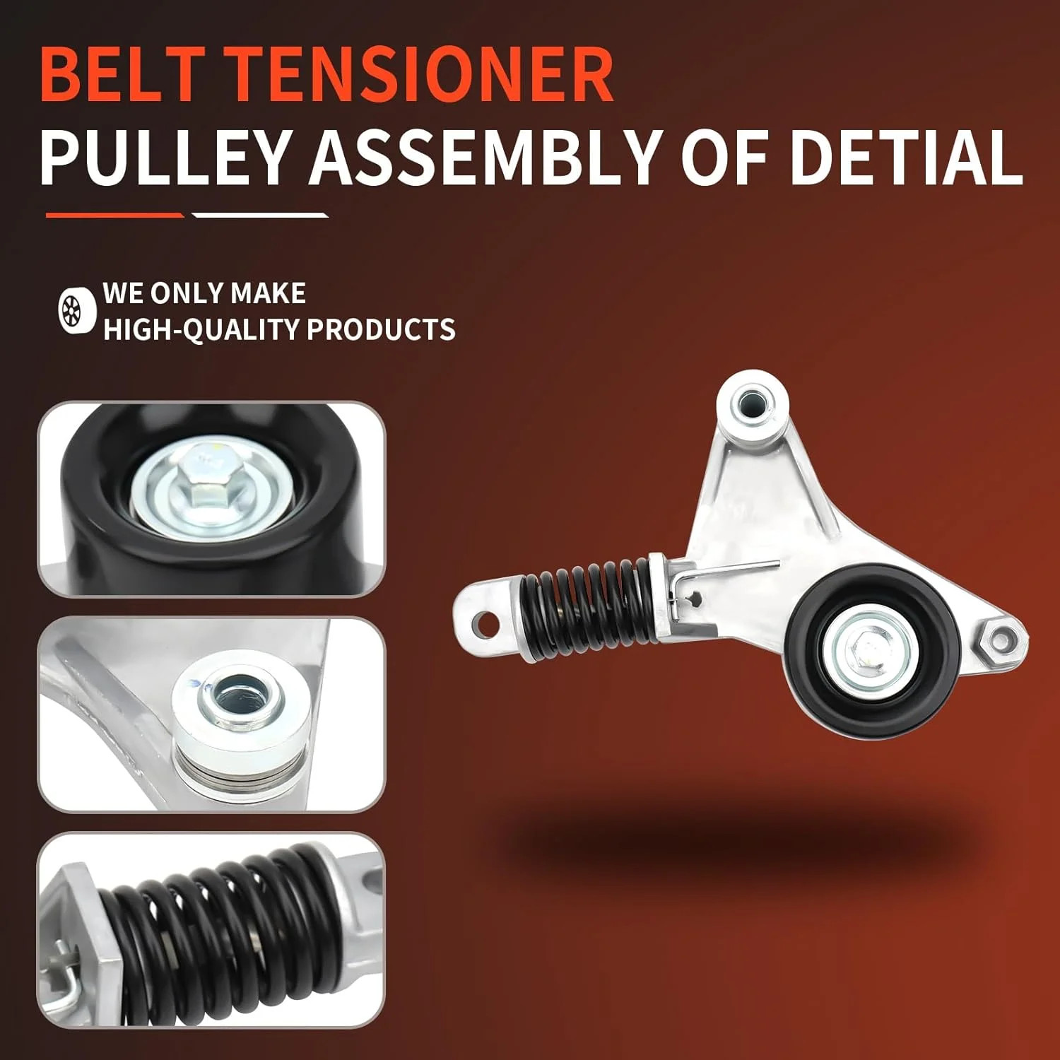 166200H020 Belt Tensioner Pulley Assembly 2006-2013 for Toyota Matrix 2007-2009