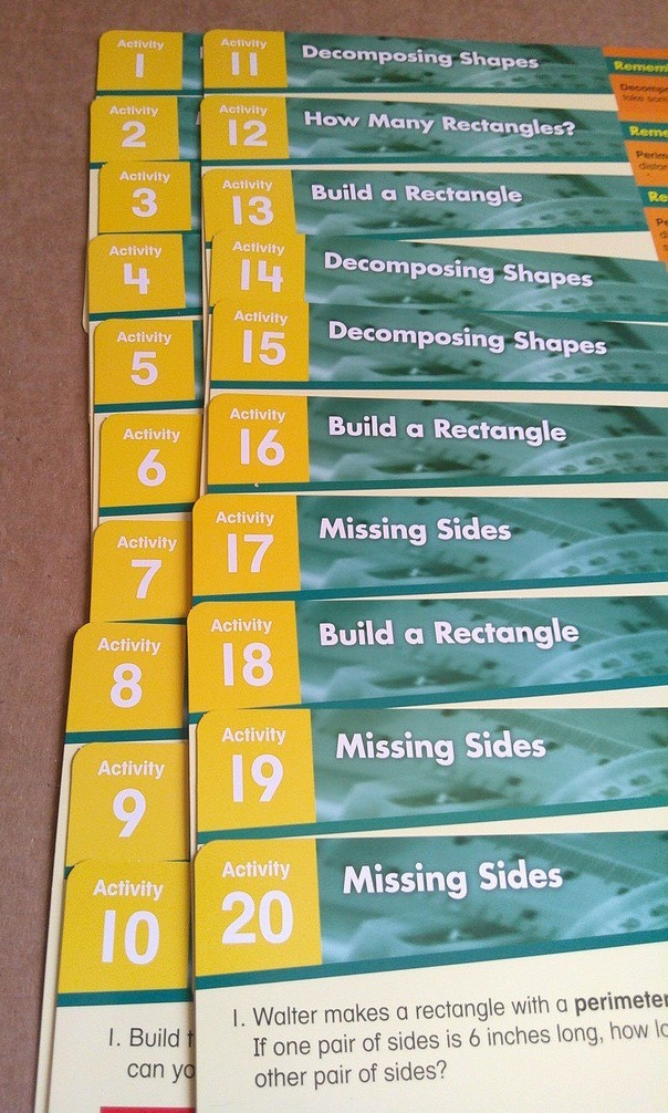 Lakeshore Build & Learn Area & Perimeter Kit # TT566 Grades 3–4 (ages 8–9)