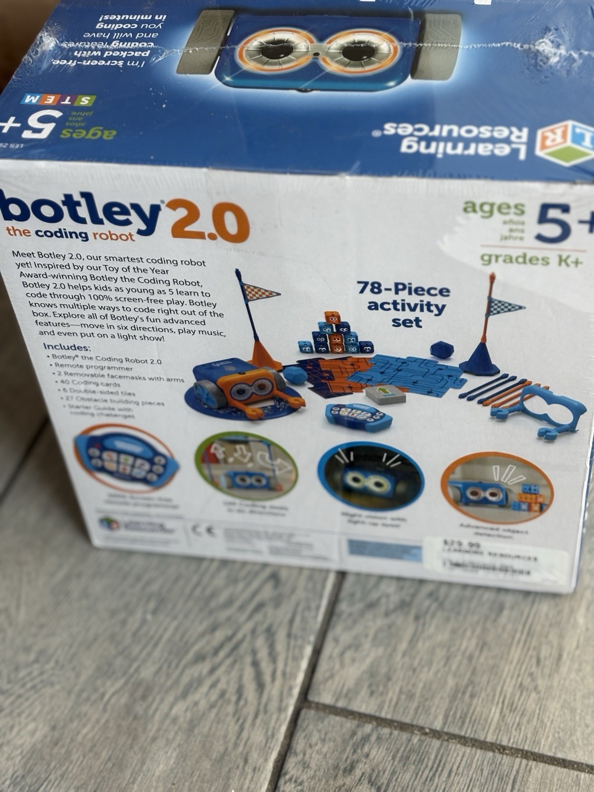 Botley 2.0 The Code Robot & Activity Set Learning Resource Remote Control Boxed