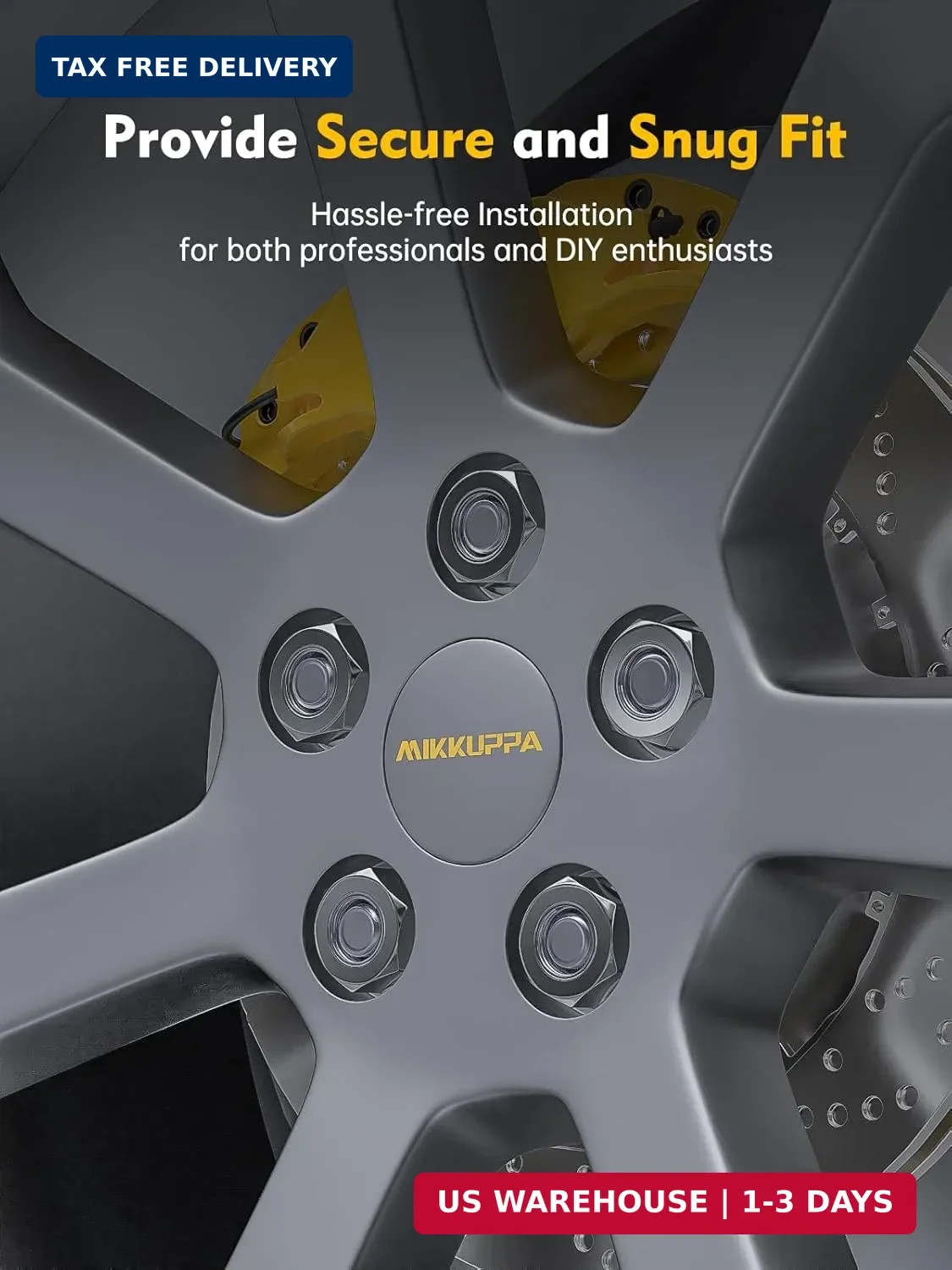 MIKKUPPA M14x1.5 Open End Lug Nuts – Replacement for Chevy GMC Silverado Sierra