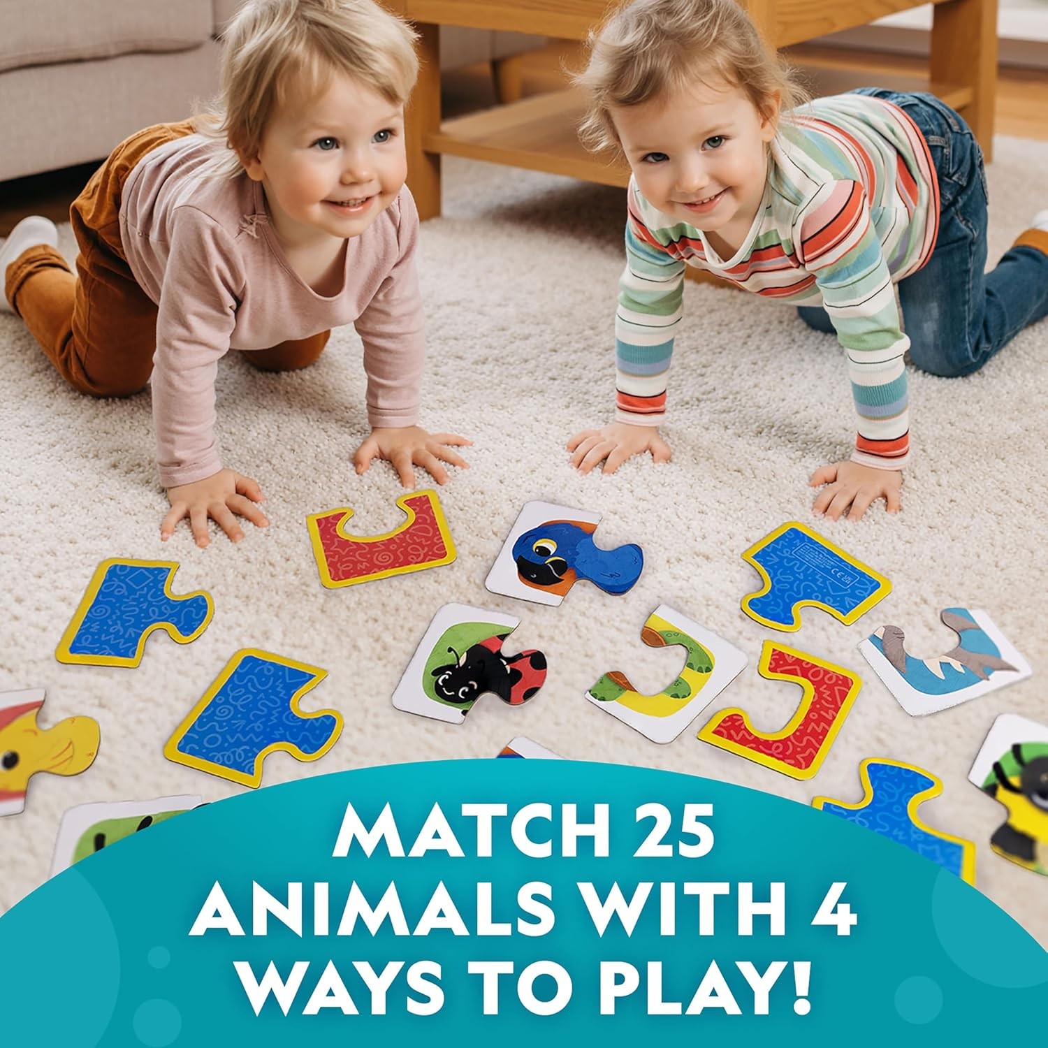 National Geographic Kids Animal Puzzle Games 50 Cards