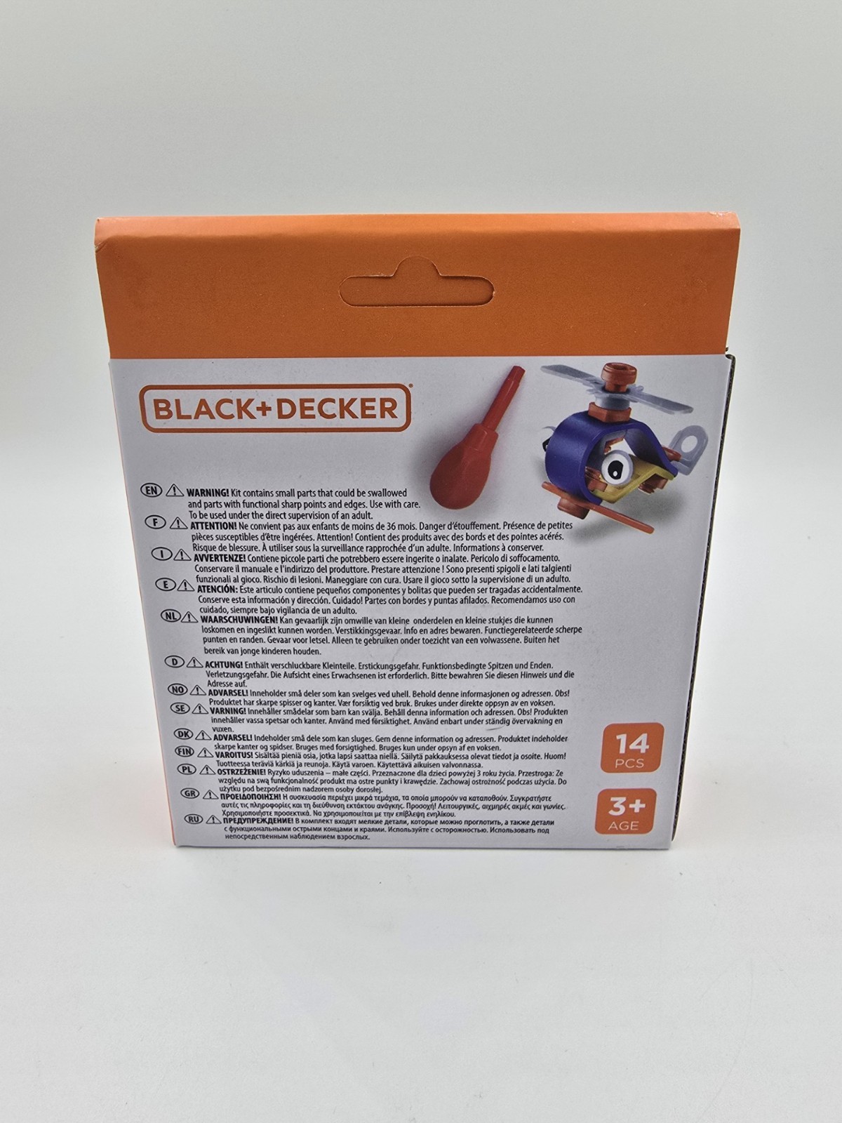 Black + Decker Constructor Helicopter Engineering Set S.T.E.M Skills Development