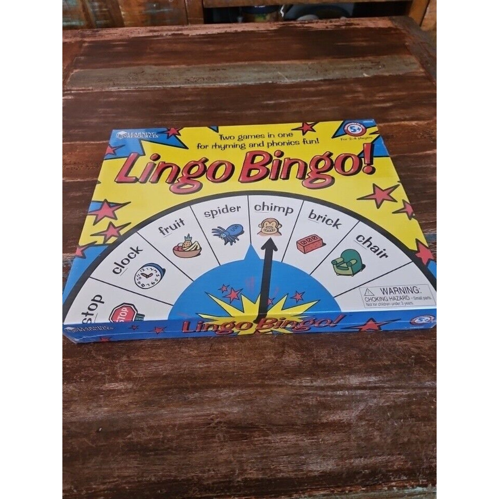 Lingo Bingo Language Board Game Two Games For Rhyming & Phonics