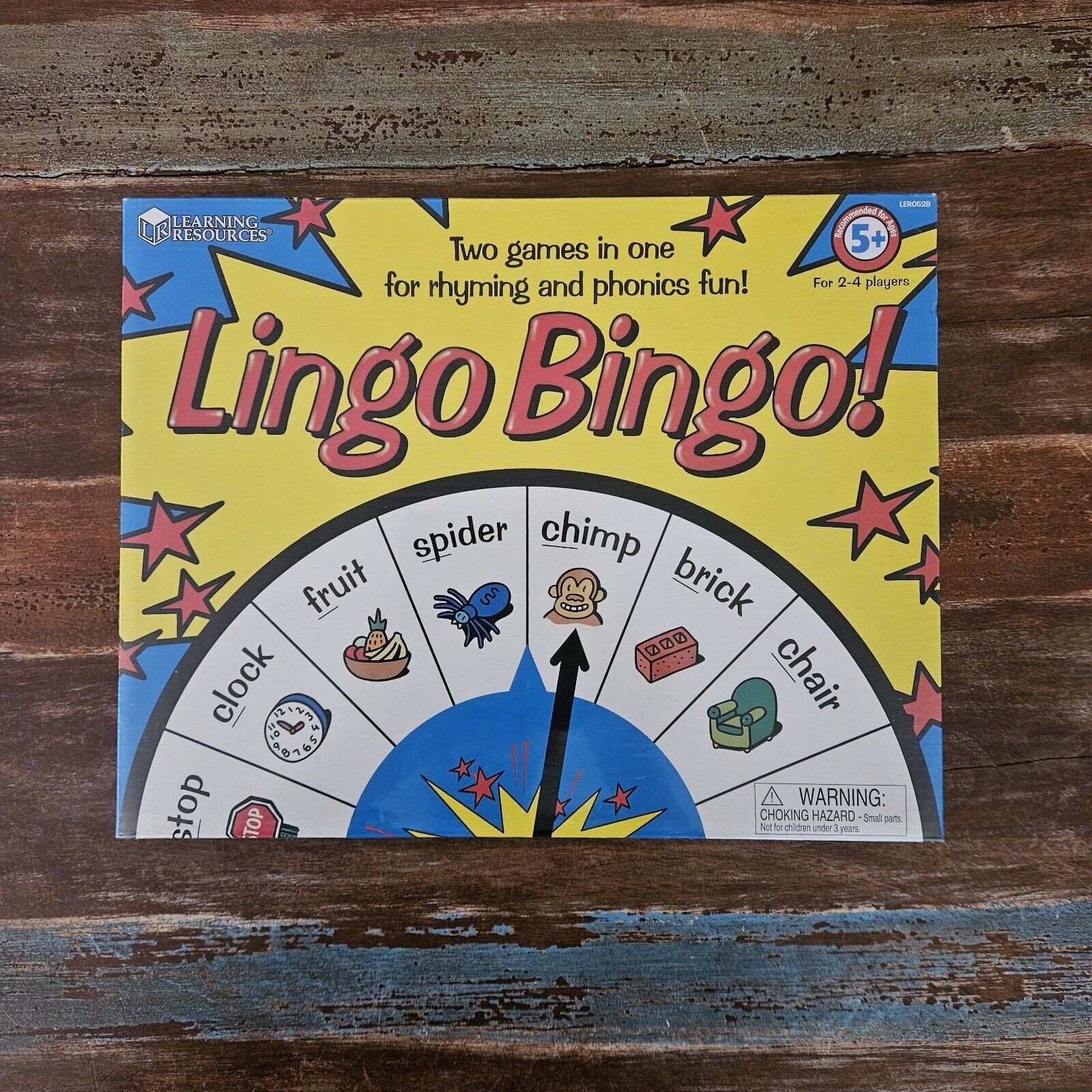 Lingo Bingo Language Board Game Two Games For Rhyming & Phonics