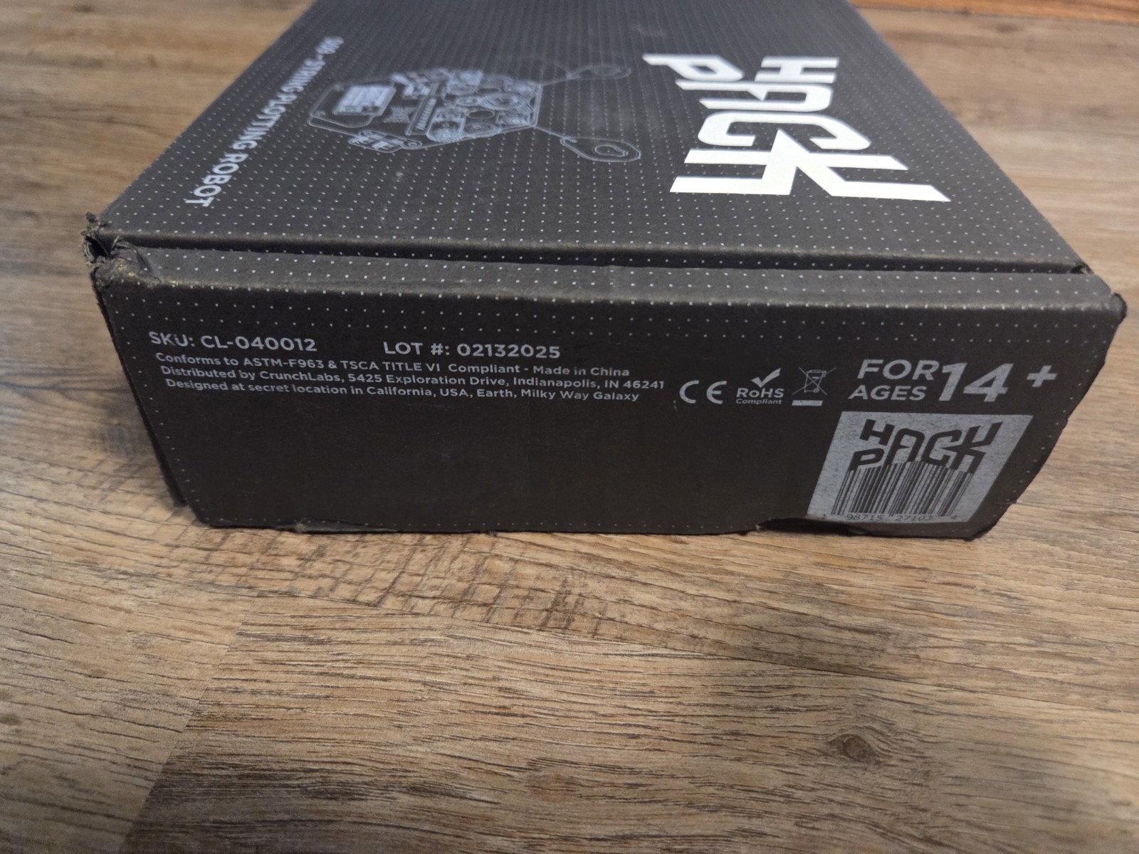 Crunch Labs Mark Rober Hack Pack 009 String Plotting Robot Brand New